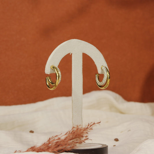 Boucles d'oreilles Blanche